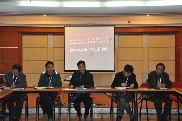 省農(nóng)資集團、省福農(nóng)農(nóng)資集團有限公司召開2015年安全生產(chǎn)工作會議