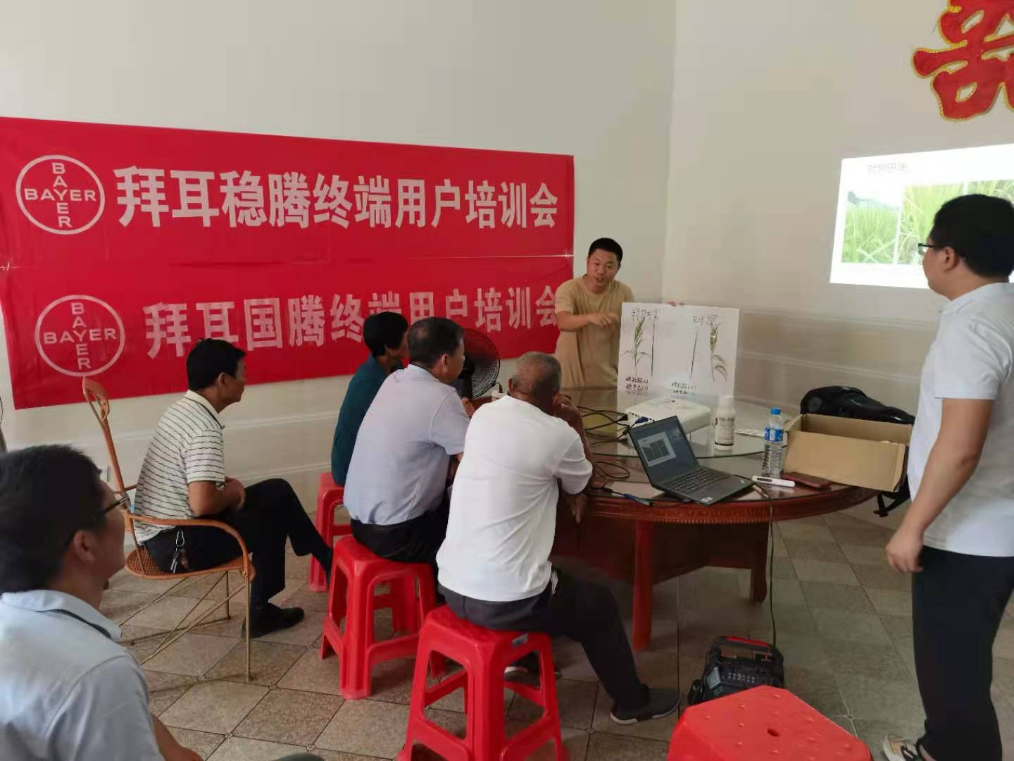 閩西公司組織開展拜耳產(chǎn)品水稻現(xiàn)場觀摩會